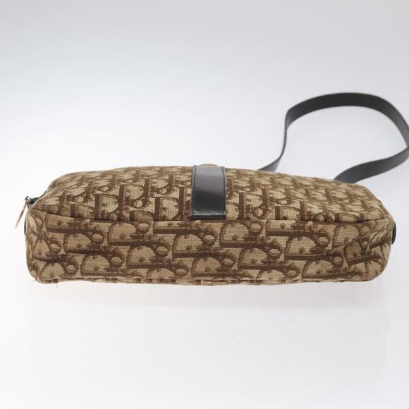 DIOR Trotter Canvas Shoulder Bag Brown - Picture 9 of 12